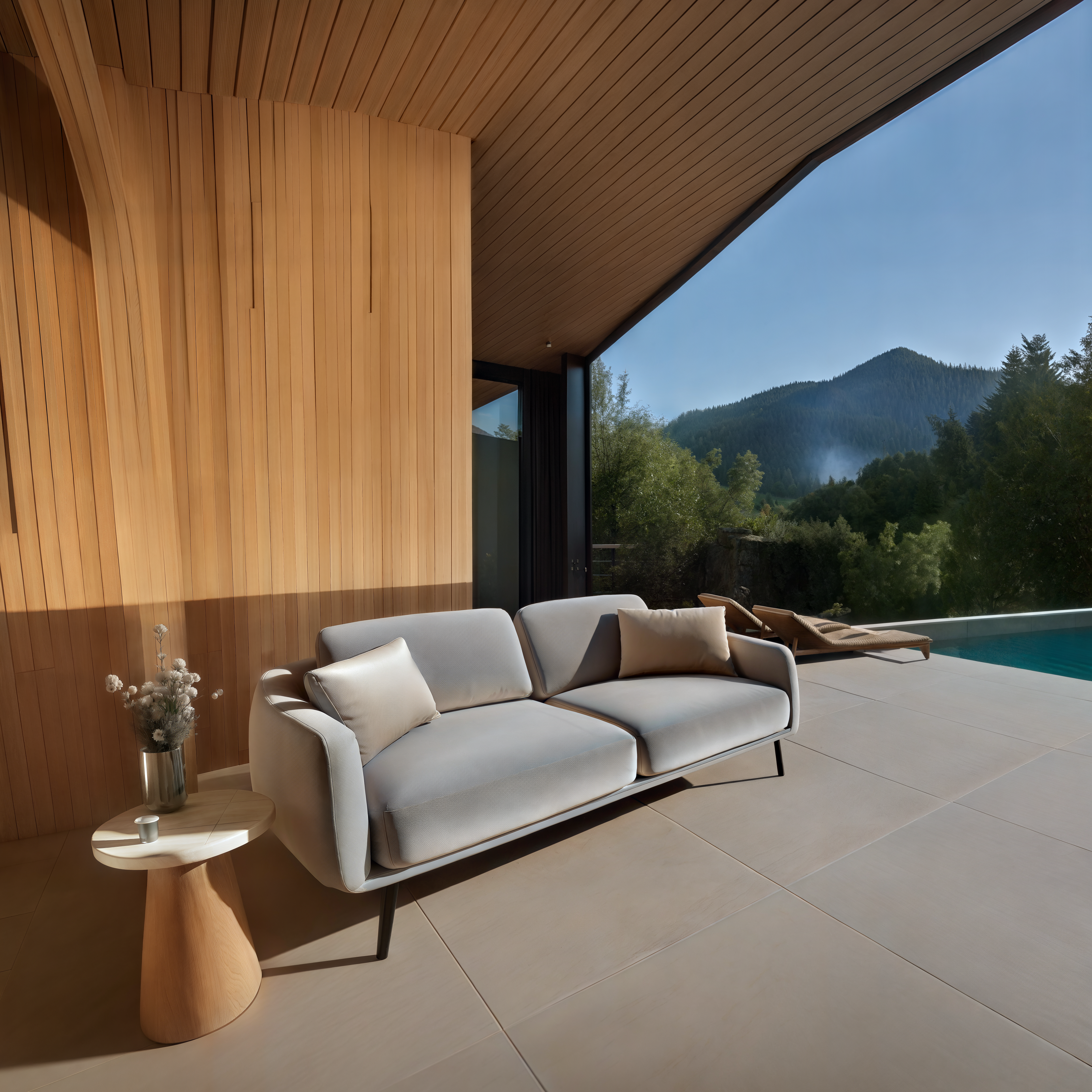 Divano moderno beige